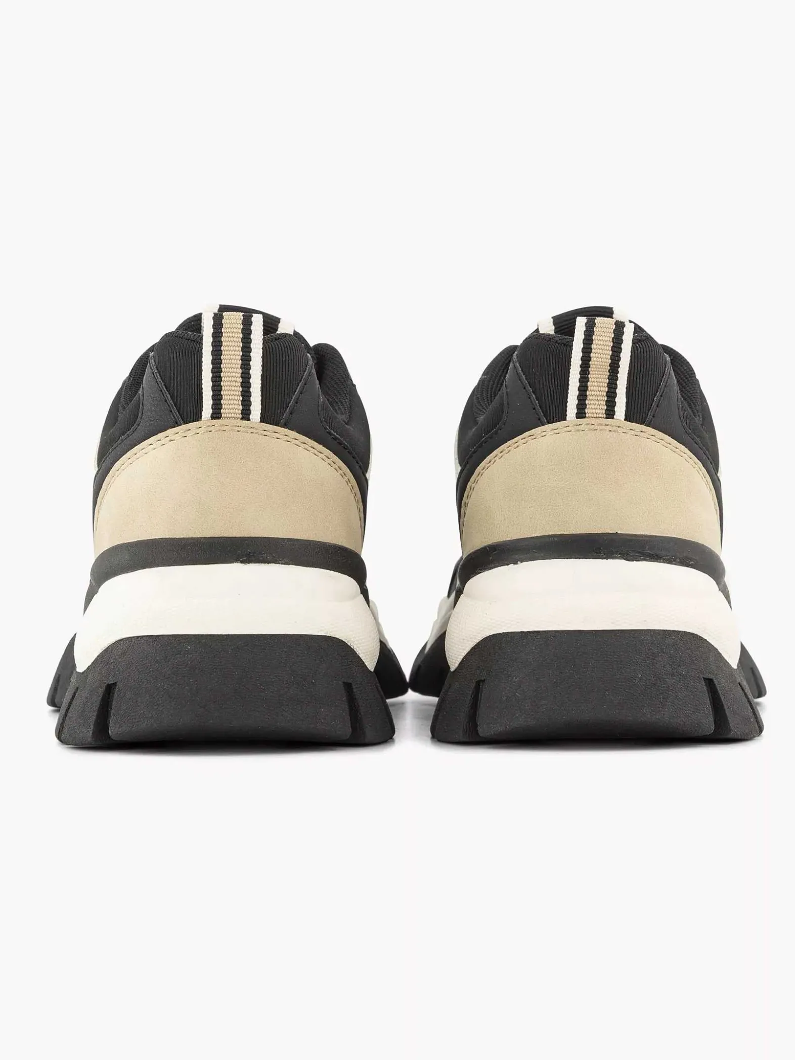 Oxmox Zwarte Chunky Sneaker-Dames Sneakers