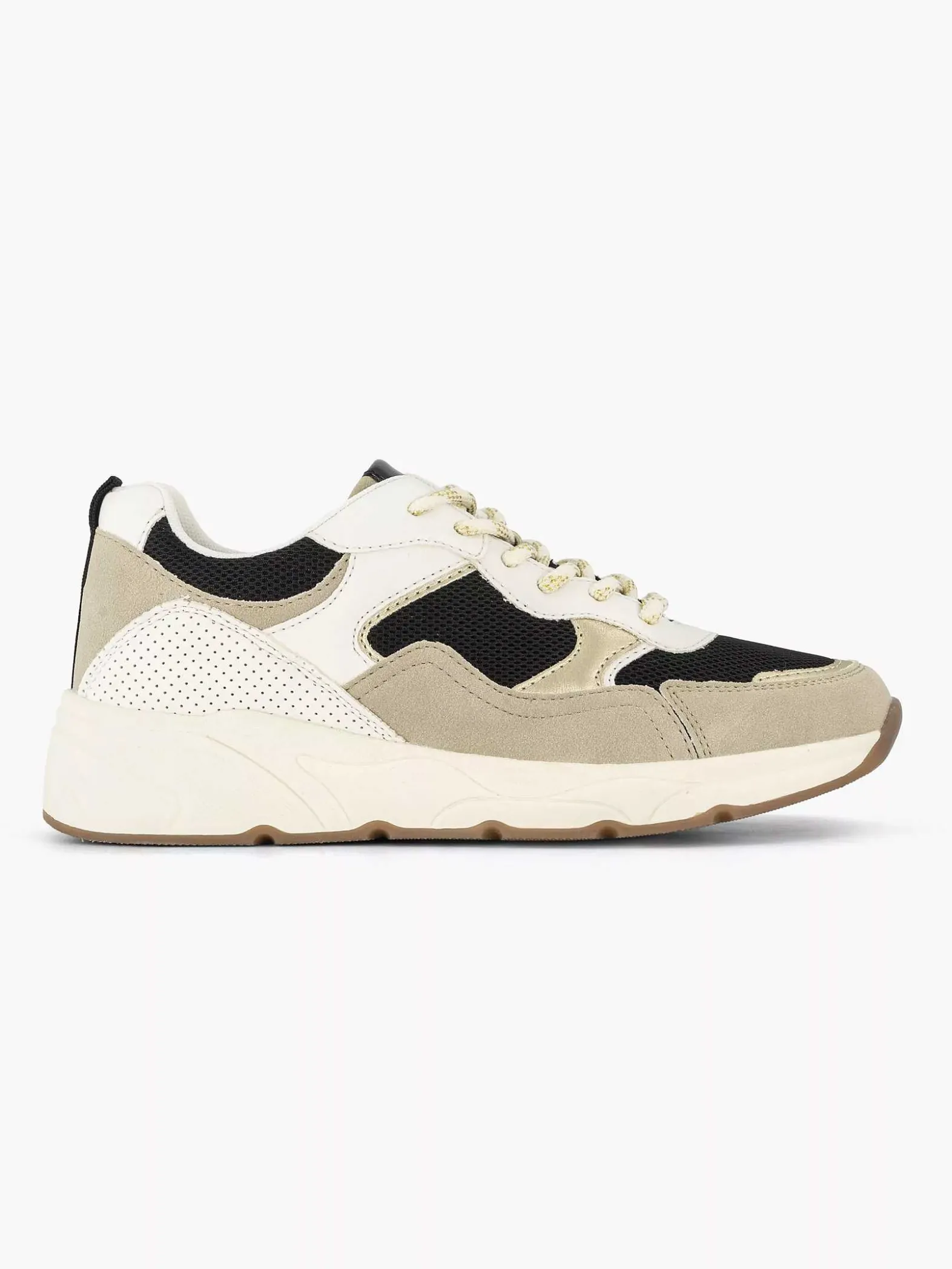 Graceland Zwarte Chunky Sneaker-Dames Sneakers