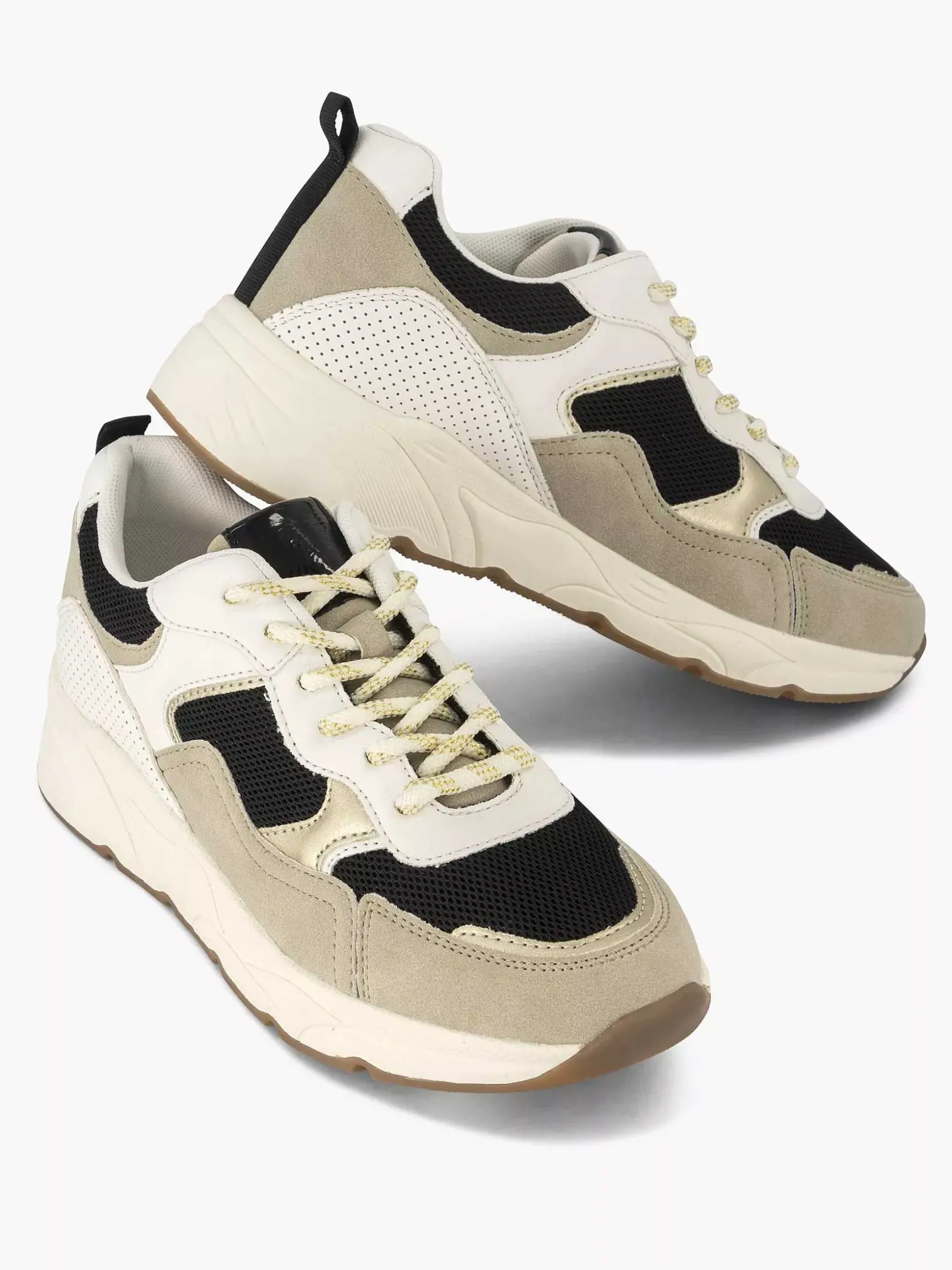 Graceland Zwarte Chunky Sneaker-Dames Sneakers