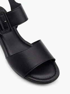 Easy Street Zwarte Comfort Sandaal-Dames Sandalen
