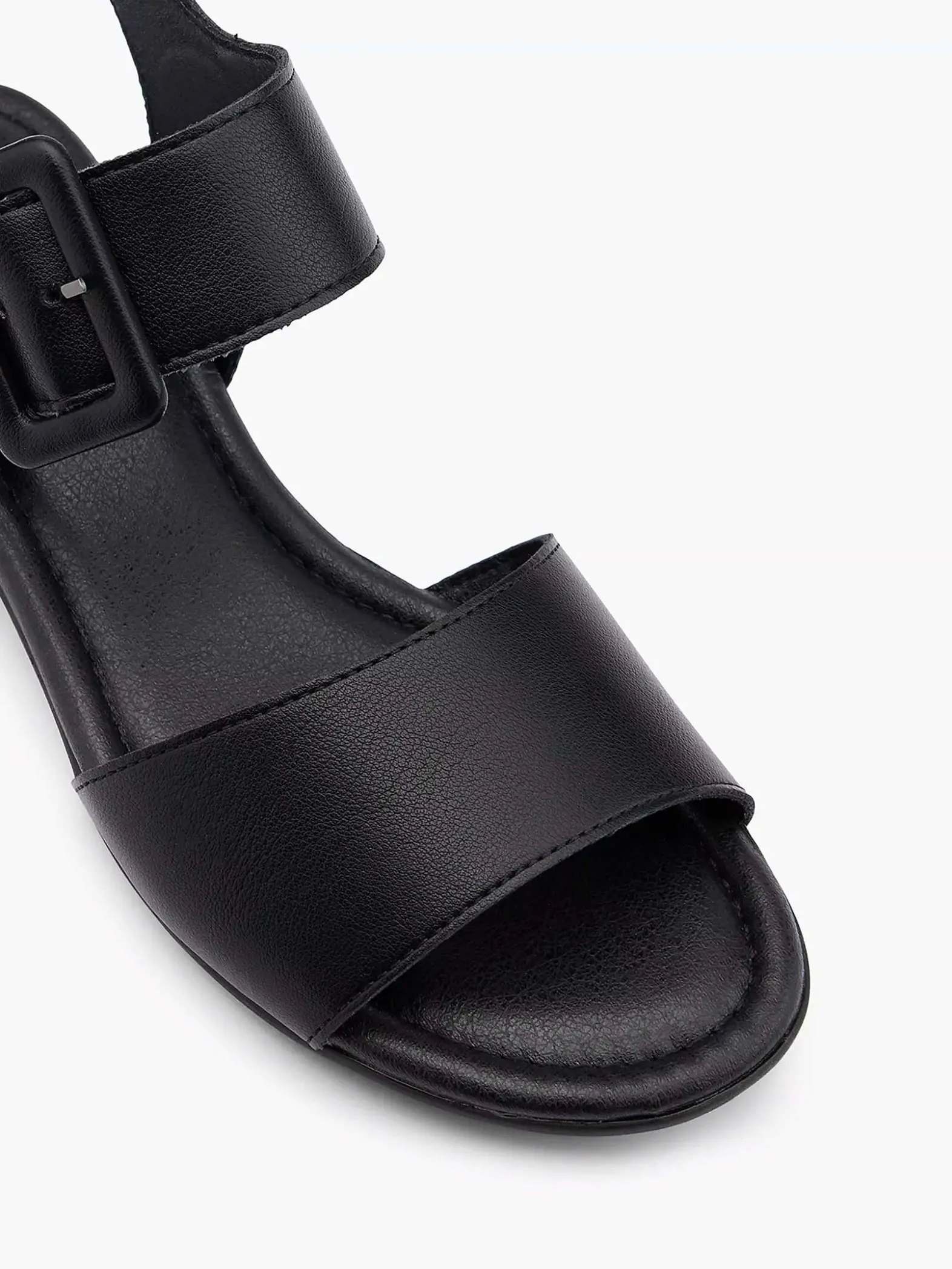 Easy Street Zwarte Comfort Sandaal-Dames Sandalen