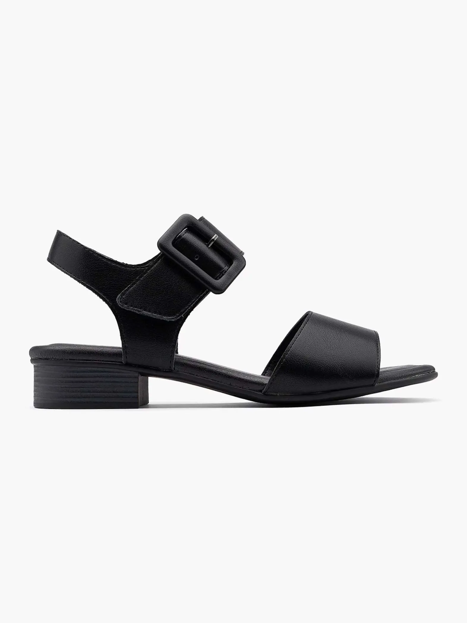 Easy Street Zwarte Comfort Sandaal-Dames Sandalen