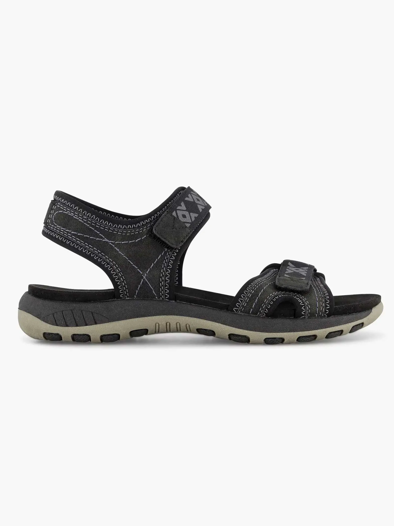 Easy Street Zwarte Comfort Sandaal-Dames Comfort Schoenen