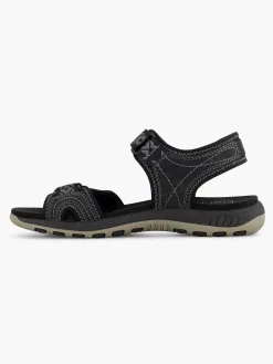 Easy Street Zwarte Comfort Sandaal-Dames Comfort Schoenen