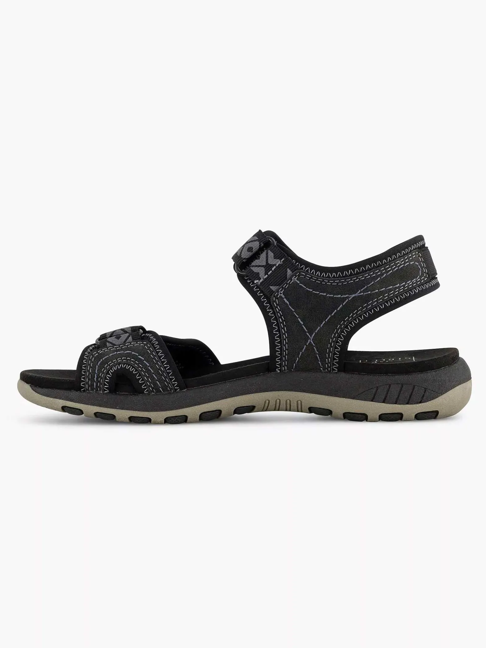 Easy Street Zwarte Comfort Sandaal-Dames Comfort Schoenen