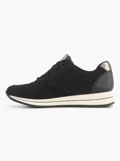 Medicus Zwarte Comfort Sneaker Knitted-Dames Sneakers