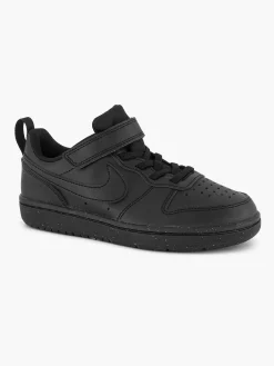 Nike Zwarte Court Borough Low Recraft-Kinderen Jongensschoenen