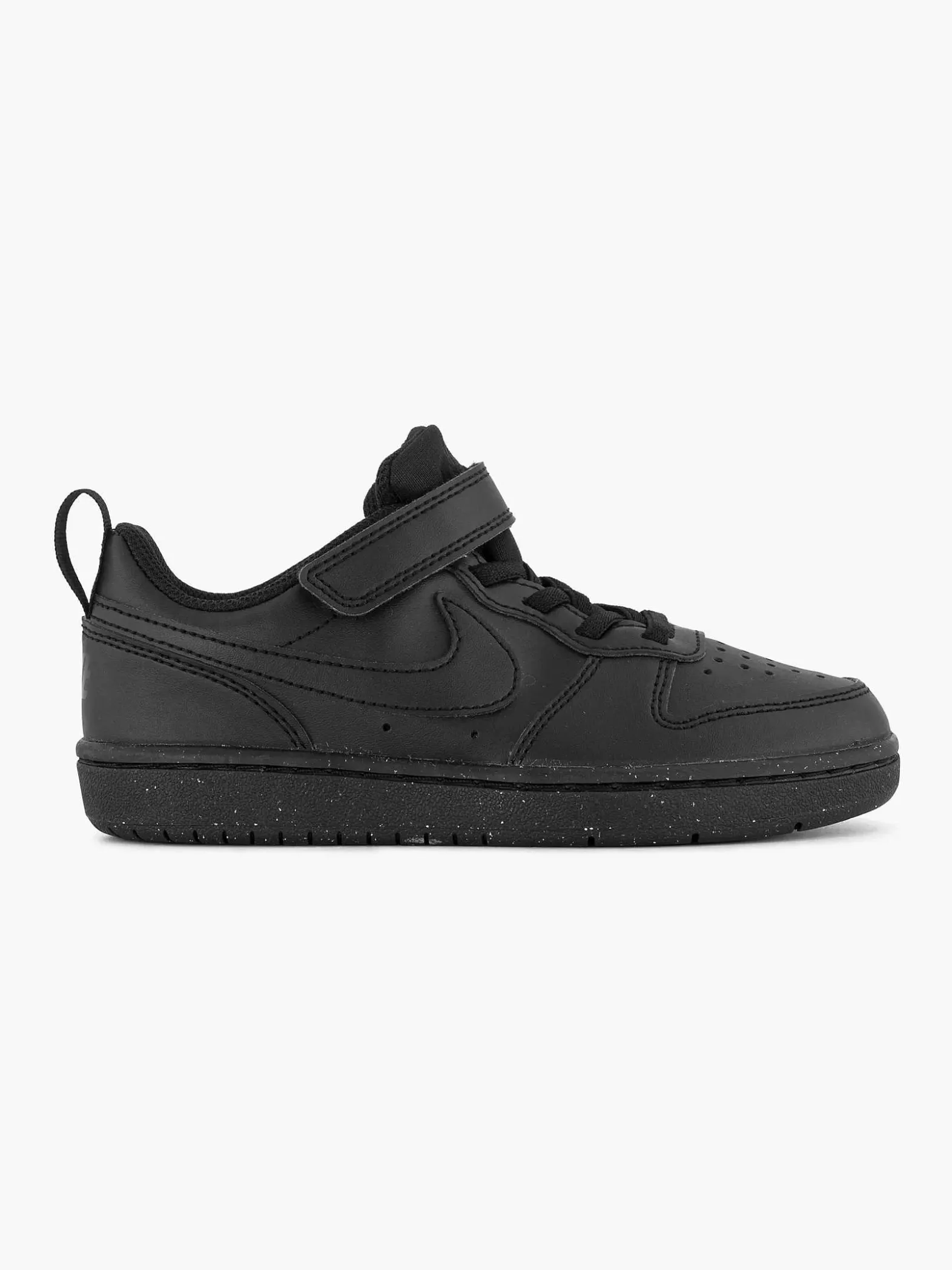Nike Zwarte Court Borough Low Recraft-Kinderen Jongensschoenen