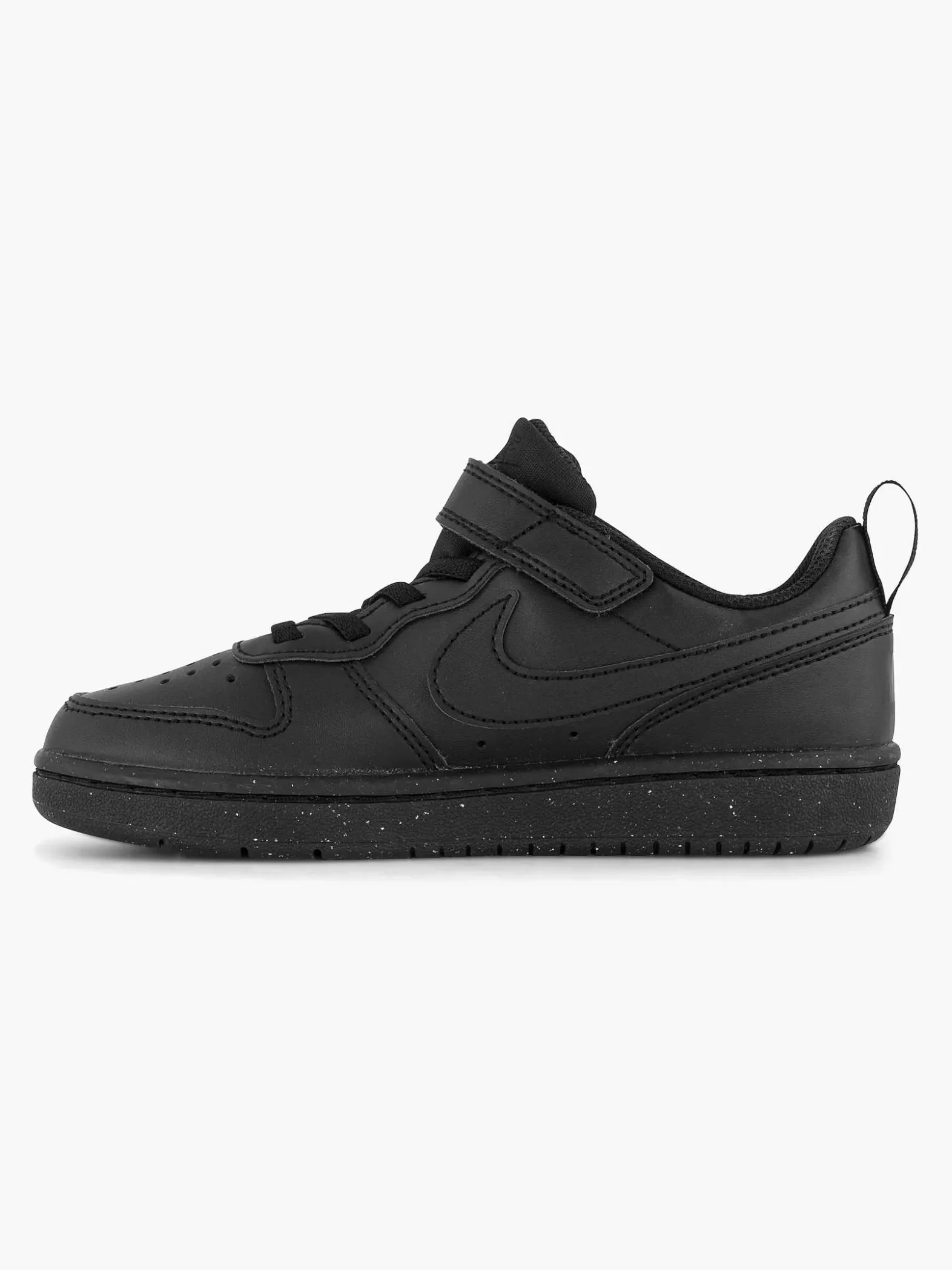Nike Zwarte Court Borough Low Recraft-Kinderen Jongensschoenen