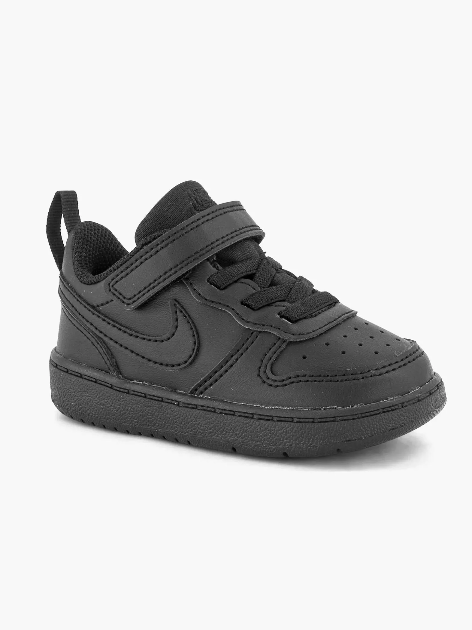 Nike Zwarte Court Borough Low Recraft-Kinderen Jongensschoenen