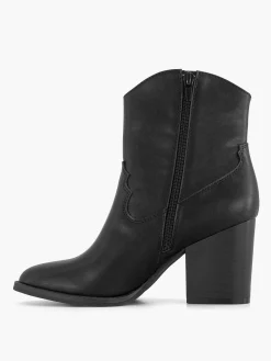 Graceland Zwarte Cowboy Laars Hak-Dames Enkellaarzen & Boots