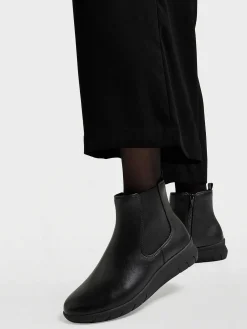Easy Street Zwarte Enkellaars-Dames Enkellaarzen & Boots
