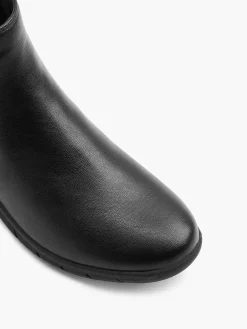 Easy Street Zwarte Enkellaars-Dames Enkellaarzen & Boots
