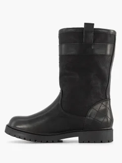 Landrover Zwarte Enkellaars Gevoerd-Dames Enkellaarzen & Boots
