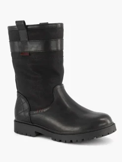 Landrover Zwarte Enkellaars Gevoerd-Dames Enkellaarzen & Boots
