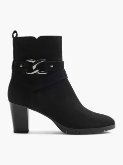 Graceland Zwarte Enkellaars Sierketting-Dames Enkellaarzen & Boots