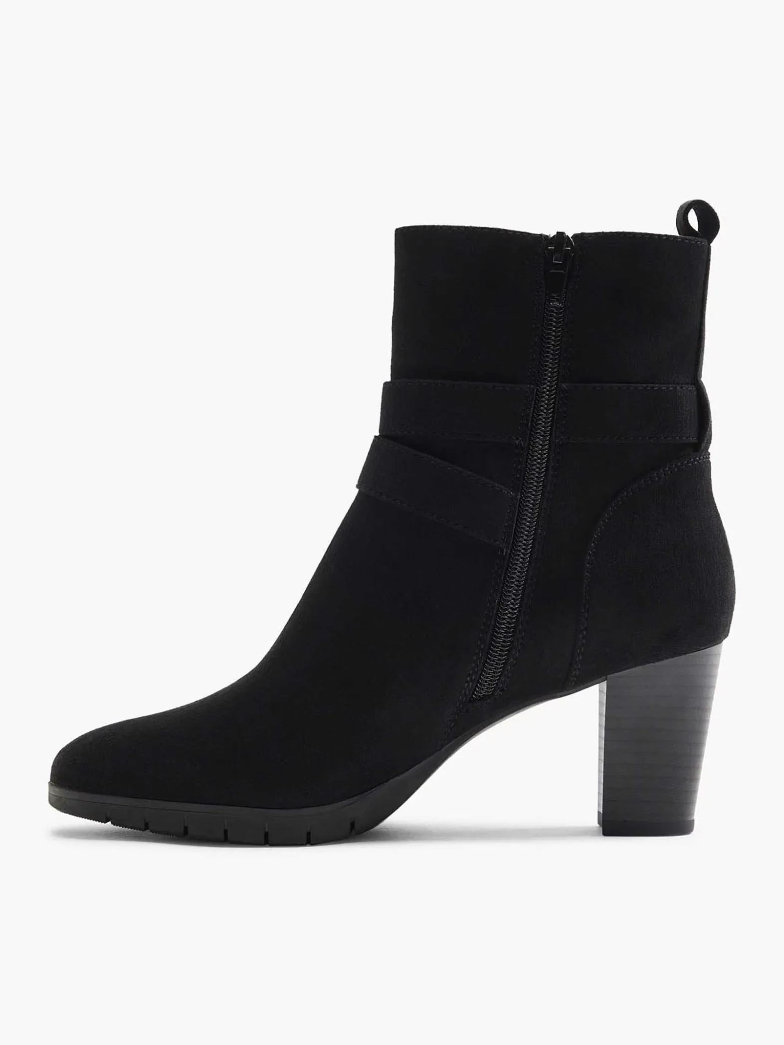 Graceland Zwarte Enkellaars Sierketting-Dames Enkellaarzen & Boots