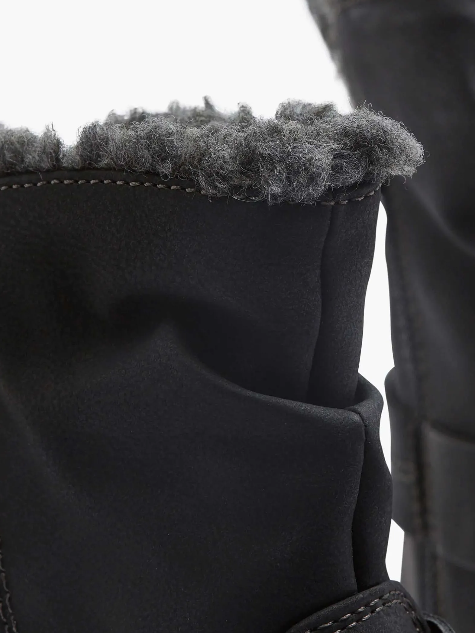 Easy Street Zwarte Enkellaars Warm Gevoerd-Dames Comfort Schoenen