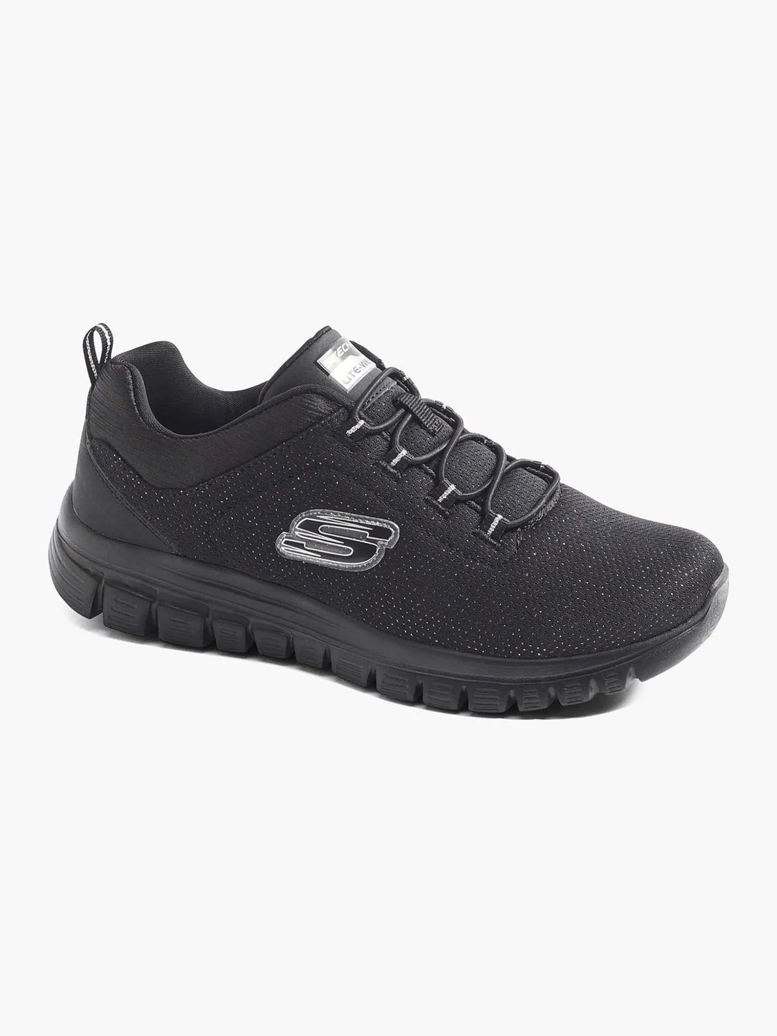 Skechers Zwarte Graceful 2.0 Lavishly-Dames Instappers