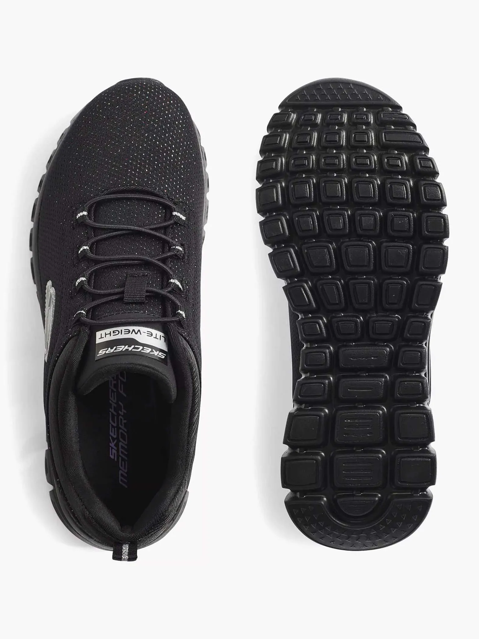 Skechers Zwarte Graceful 2.0 Lavishly-Dames Instappers
