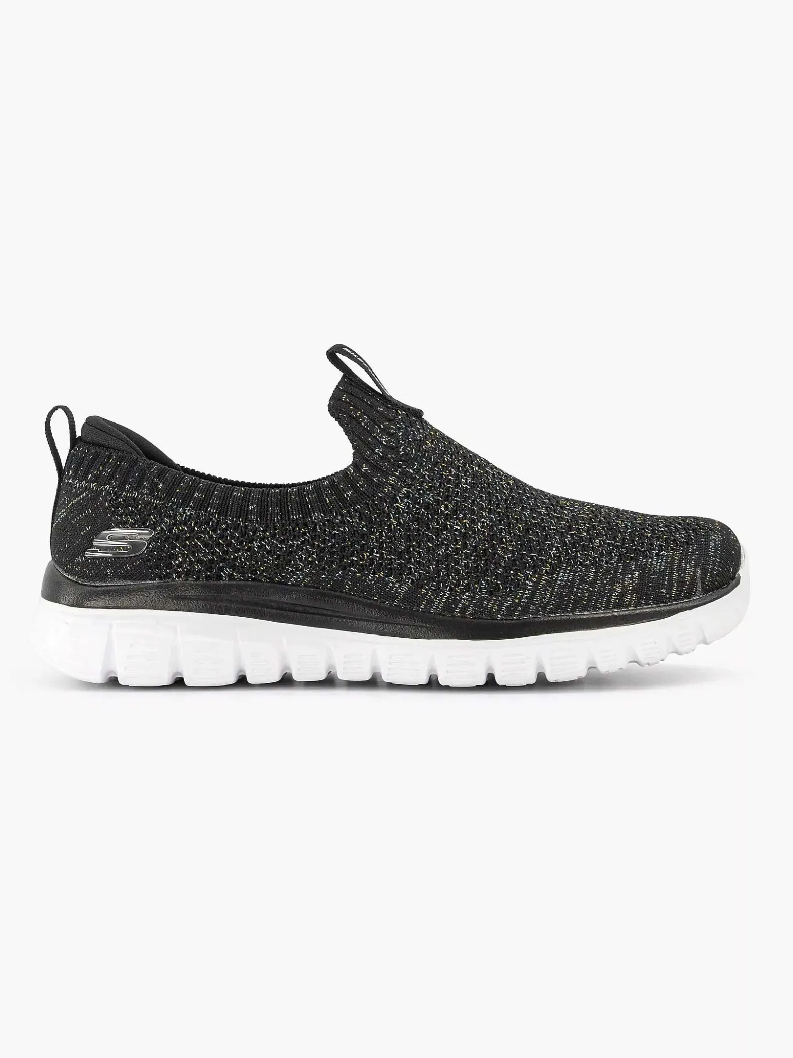 Skechers Zwarte Graceful 2.0 - Style Vip-Dames Instappers