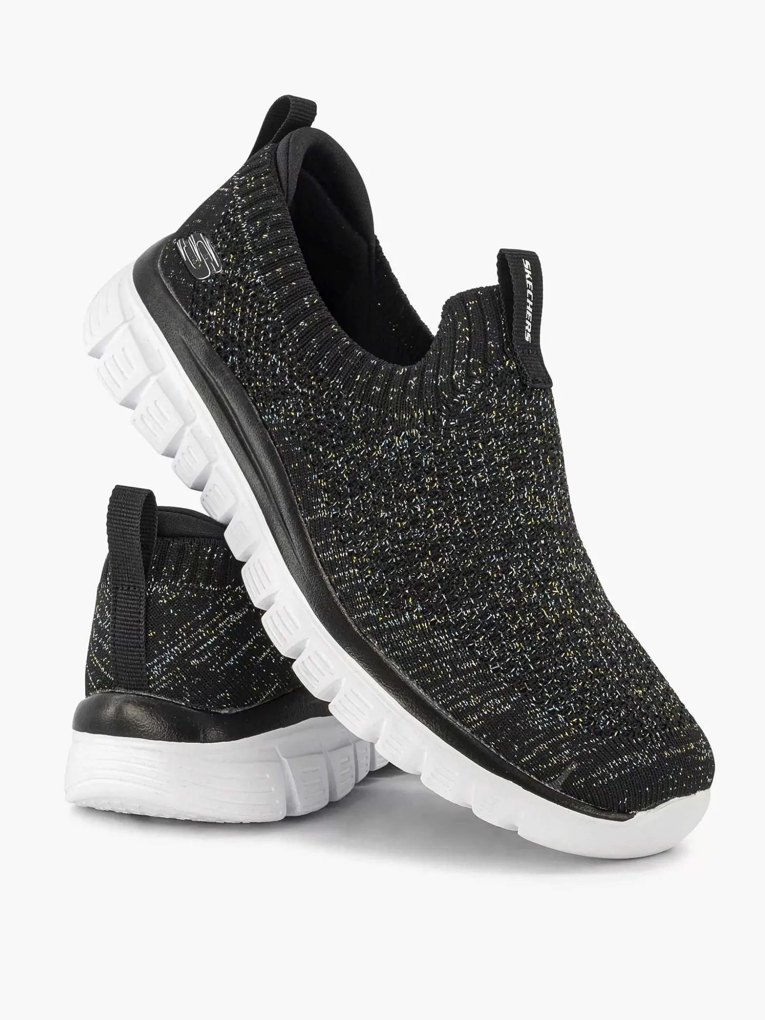 Skechers Zwarte Graceful 2.0 - Style Vip-Dames Instappers