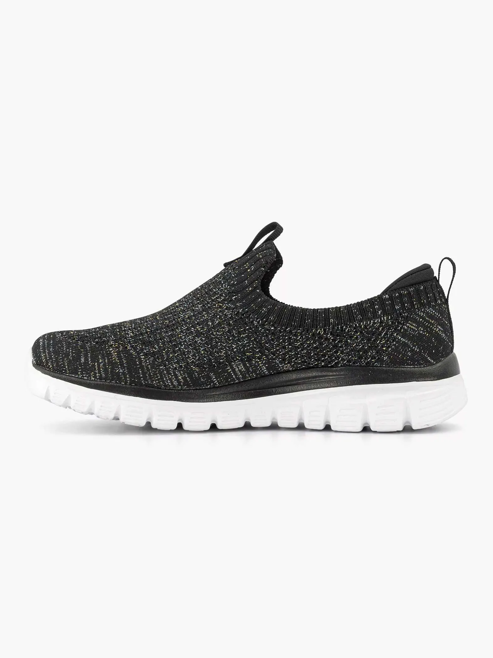 Skechers Zwarte Graceful 2.0 - Style Vip-Dames Instappers