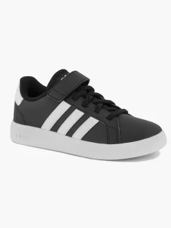 adidas Zwarte Grand Court El C-Kinderen Jongensschoenen