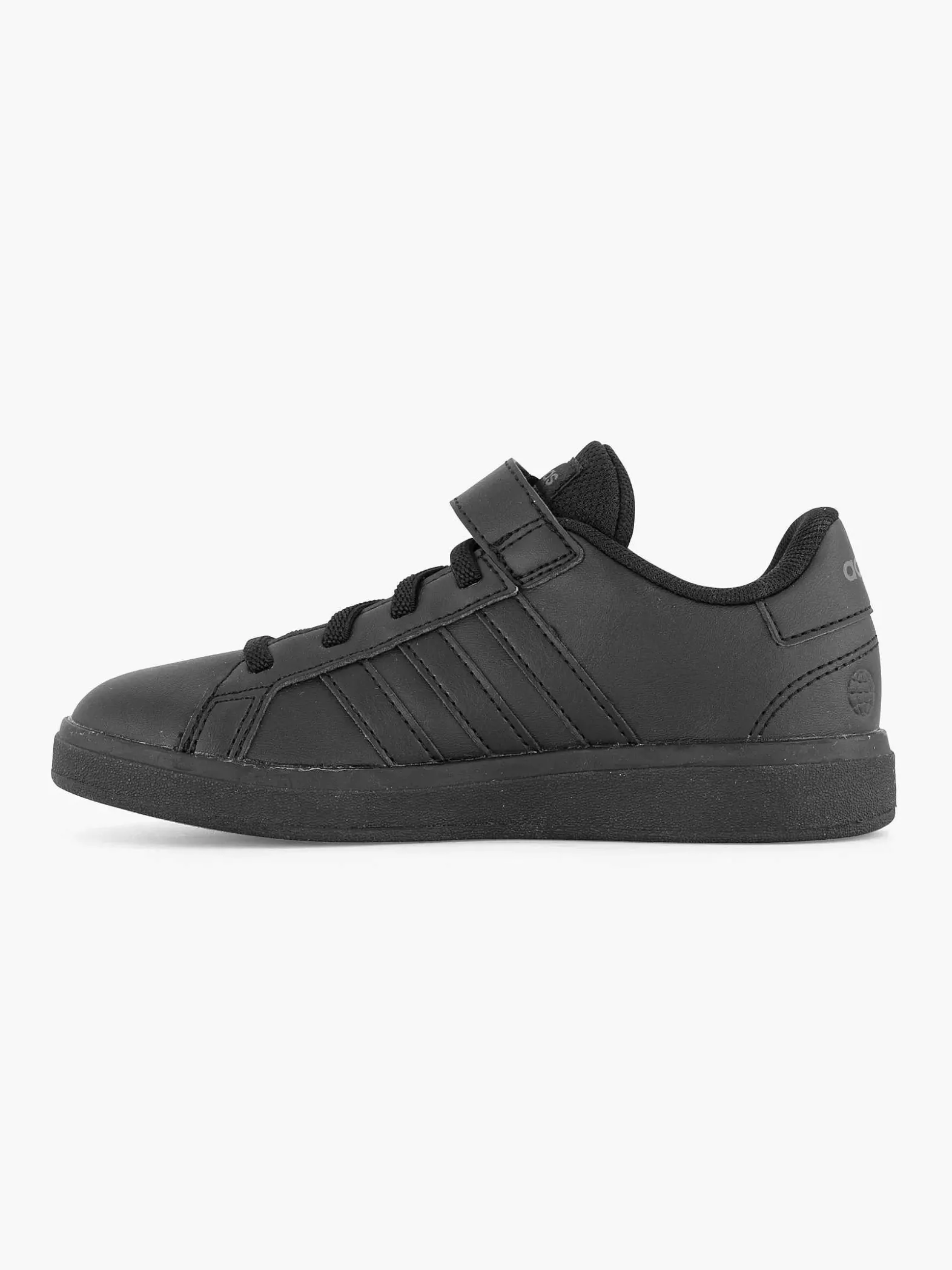 adidas Zwarte Grand Court 2.0 El K-Kinderen Jongensschoenen