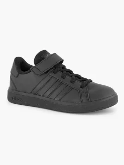 adidas Zwarte Grand Court 2.0 El K-Kinderen Jongensschoenen