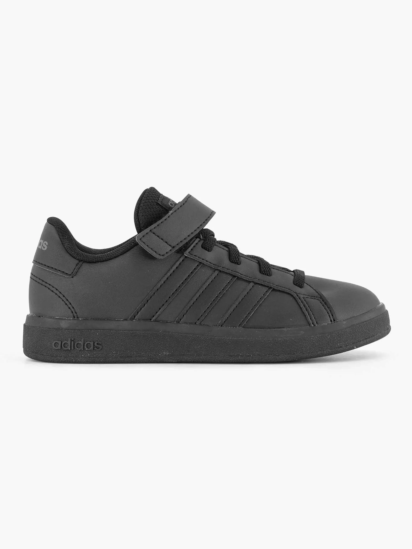 adidas Zwarte Grand Court 2.0 El K-Kinderen Jongensschoenen