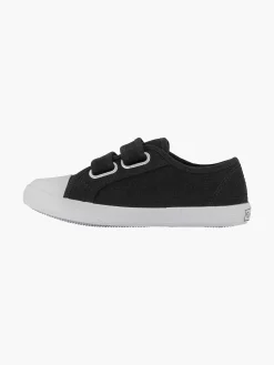 Vty Zwarte Gymschoen Klittenband-Kinderen Babyschoenen
