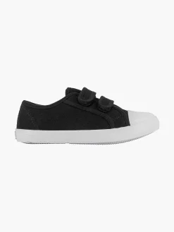 Vty Zwarte Gymschoen Klittenband-Kinderen Babyschoenen