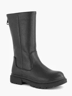 Oxmox Zwarte Hoge Laars Ritssluiting-Kinderen Babyschoenen