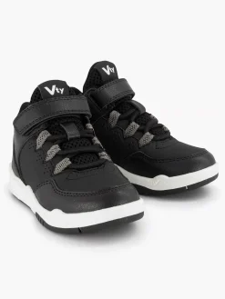 Vty Zwarte Hoge Sneaker-Kinderen Jongensschoenen