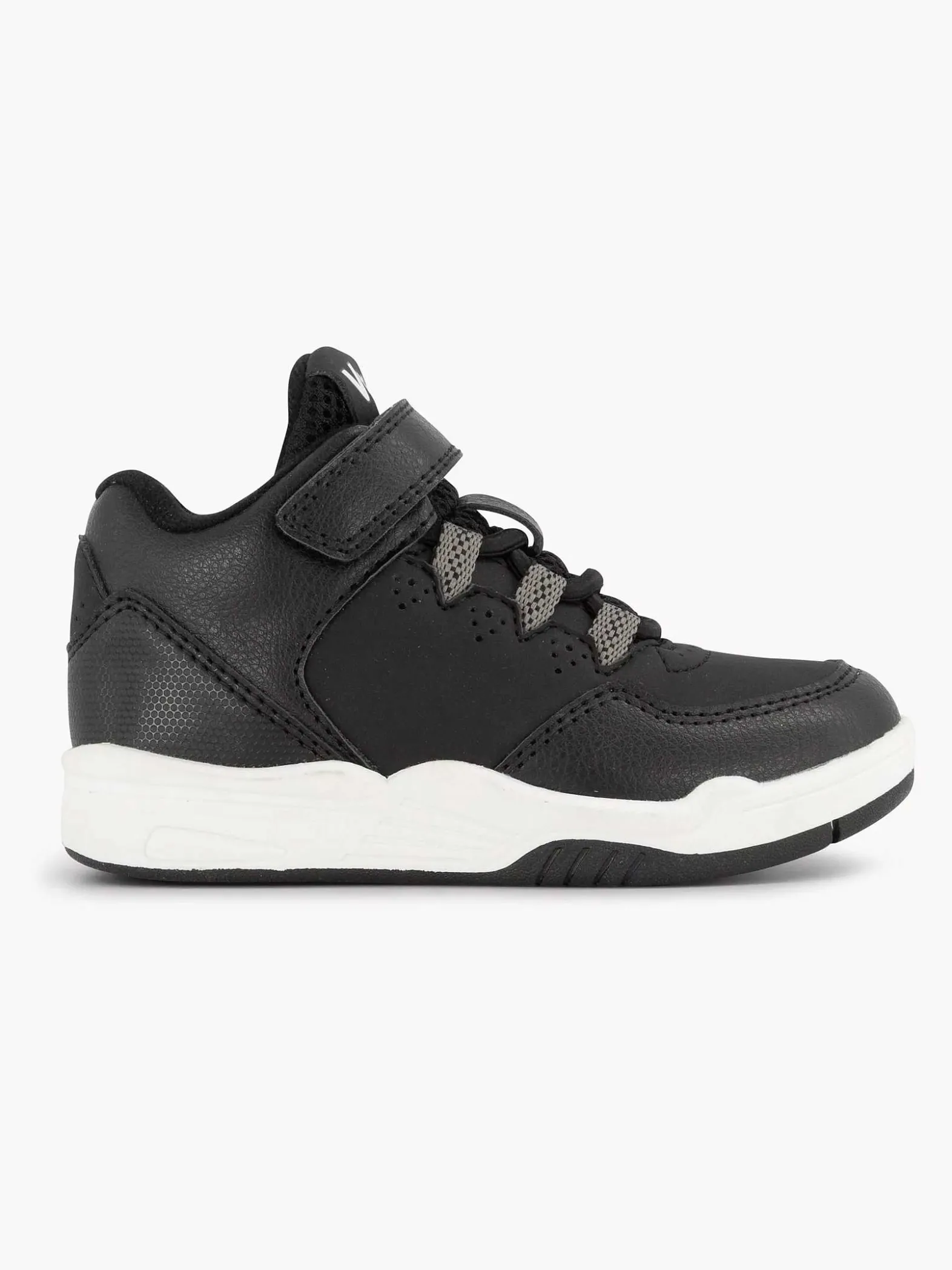 Vty Zwarte Hoge Sneaker-Kinderen Jongensschoenen