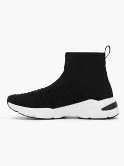 Oxmox Zwarte Hoge Sneaker-Dames Sneakers