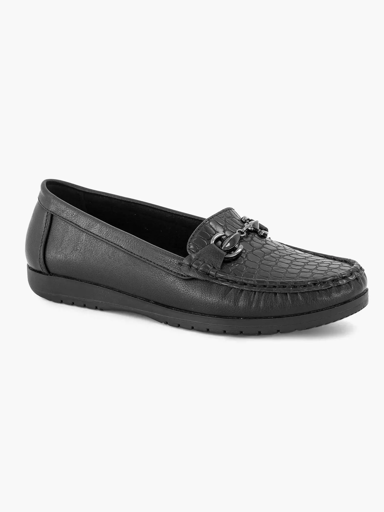 Easy Street Zwarte Instapper-Dames Comfort Schoenen