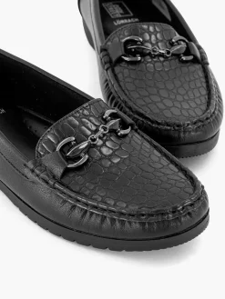 Easy Street Zwarte Instapper-Dames Comfort Schoenen