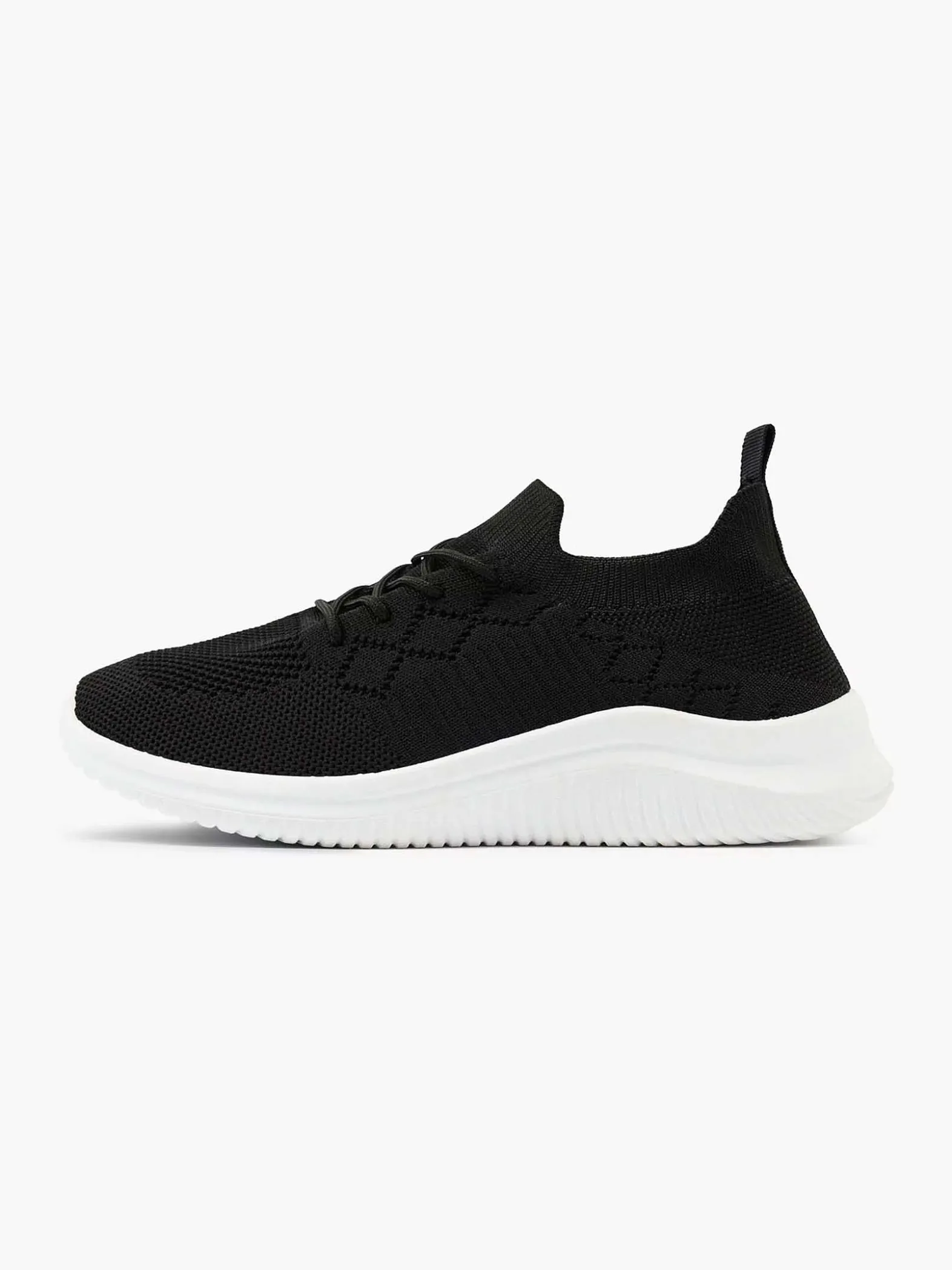 Graceland Zwarte Instapper-Dames Sneakers