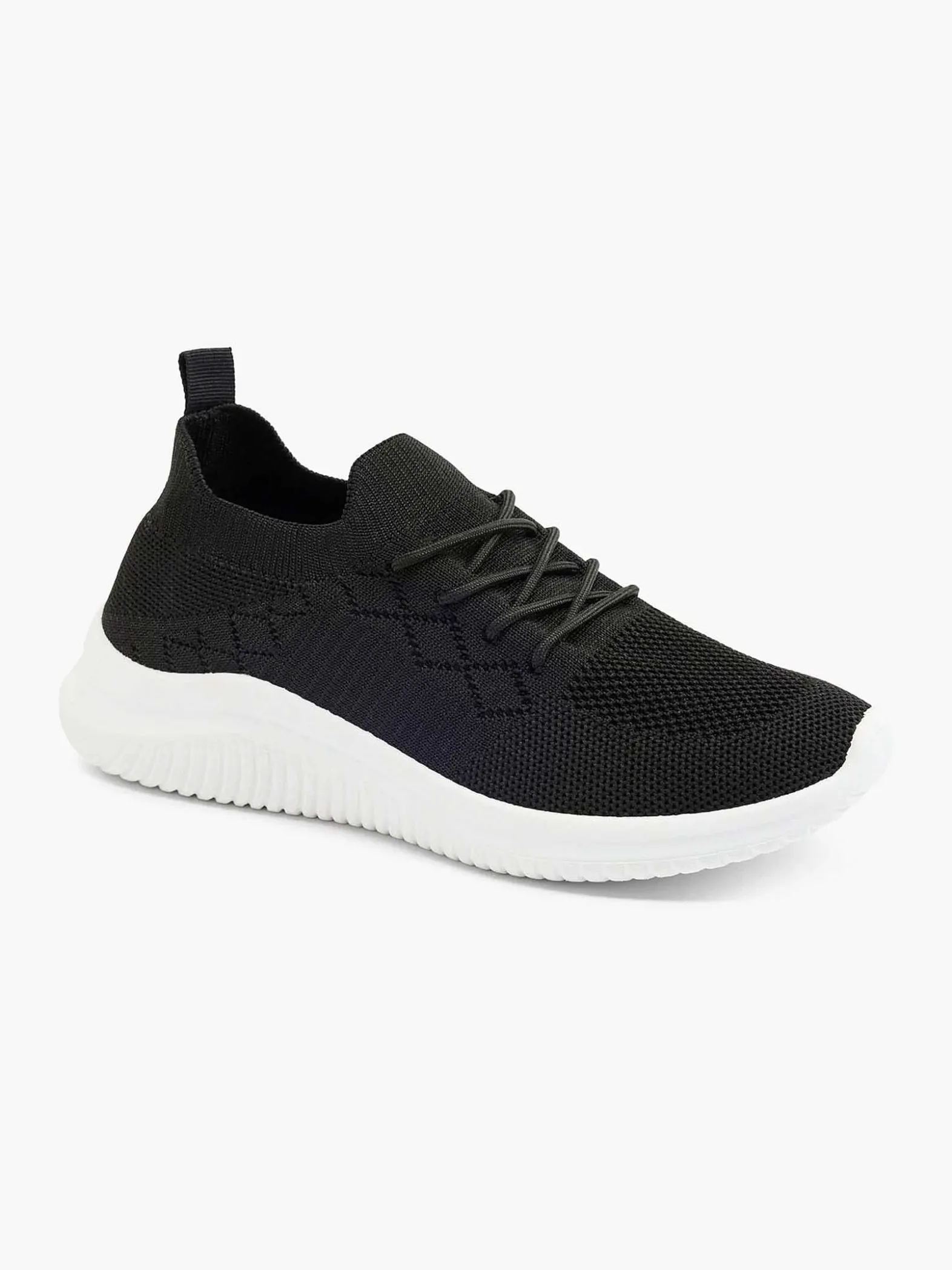 Graceland Zwarte Instapper-Dames Sneakers