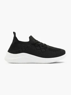 Graceland Zwarte Instapper-Dames Sneakers