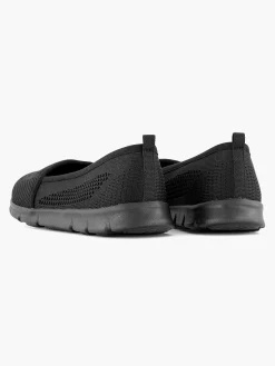 Easy Street Zwarte Instapper Memory Foam-Dames Comfort Schoenen