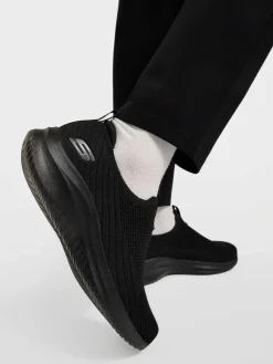 Skechers Zwarte Instapper Memory Foam-Dames Sneakers