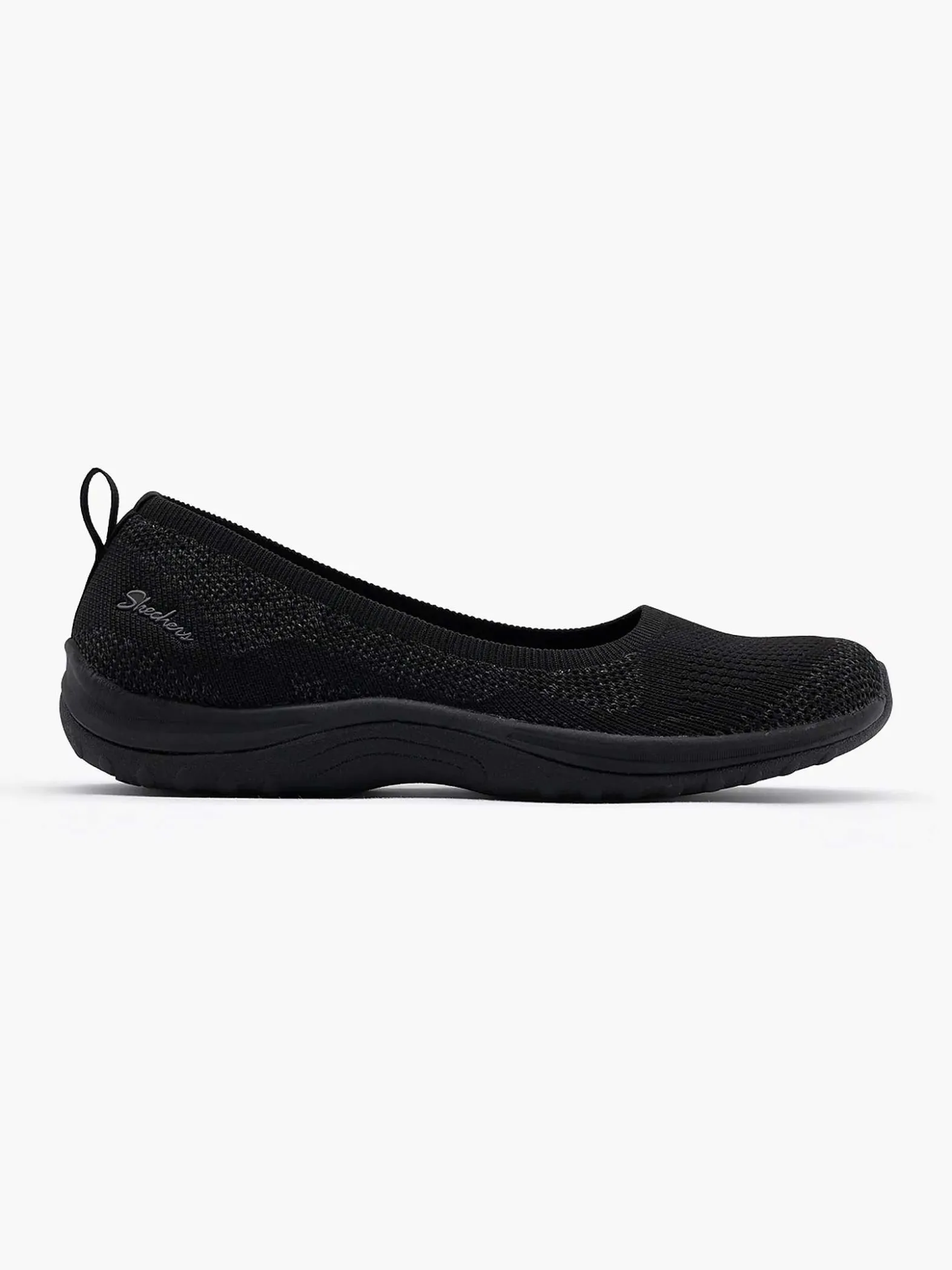 Skechers Zwarte Instapper Memory Foam-Dames Instappers
