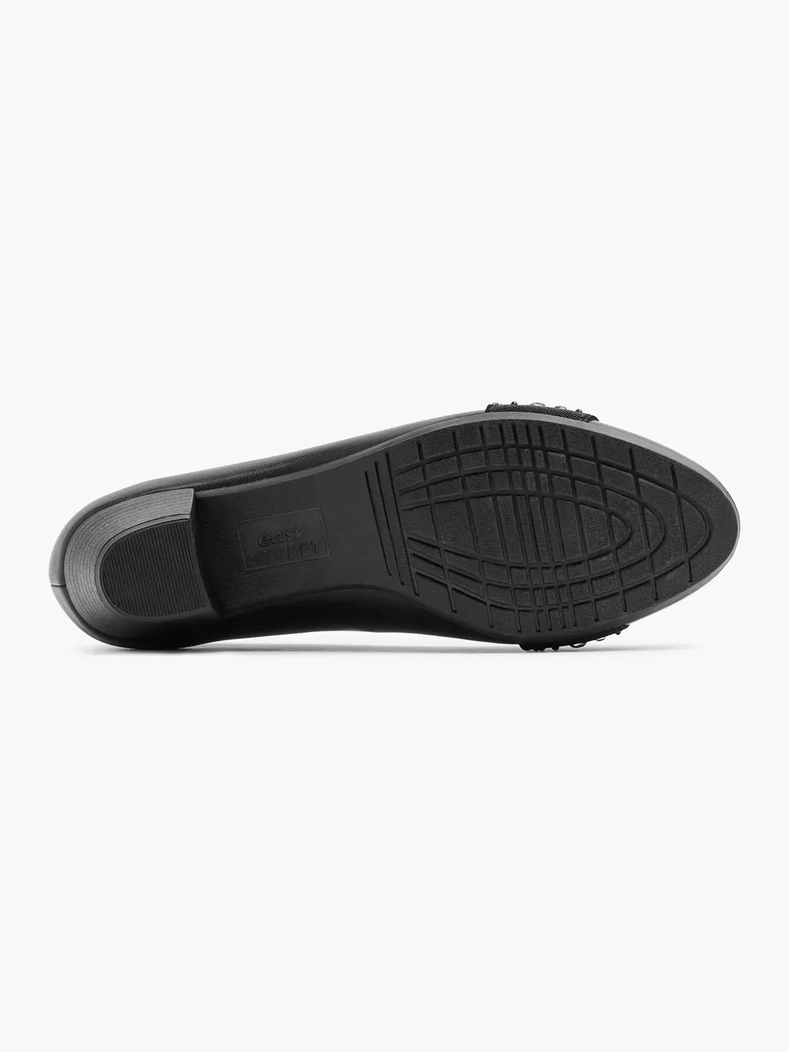 Easy Street Zwarte Leren Pump-Dames Comfort Schoenen