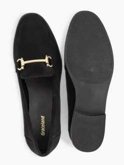 Graceland Zwarte Loafer-Dames Instappers