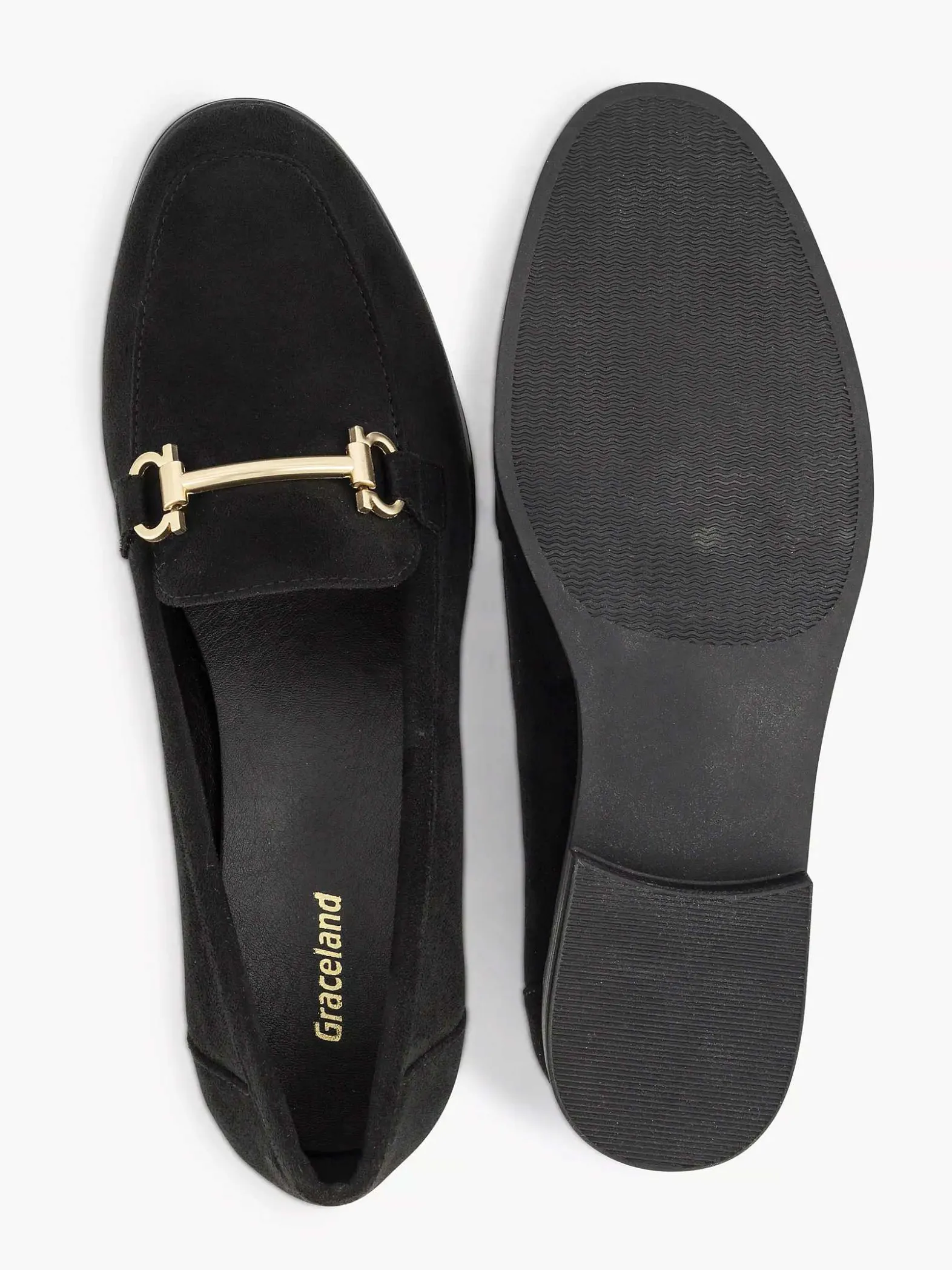 Graceland Zwarte Loafer-Dames Instappers
