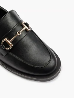 Graceland Zwarte Loafer Sierketting-Dames Instappers