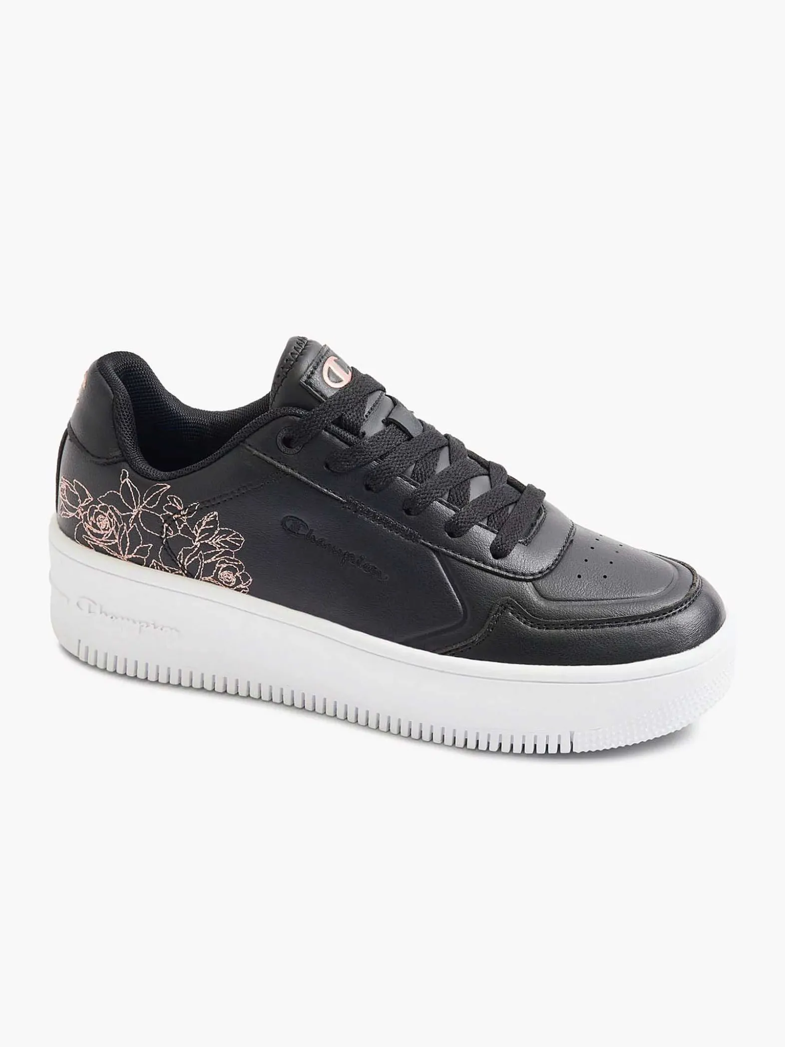Champion Zwarte Low Cut Shoe Rebound-Dames Sneakers